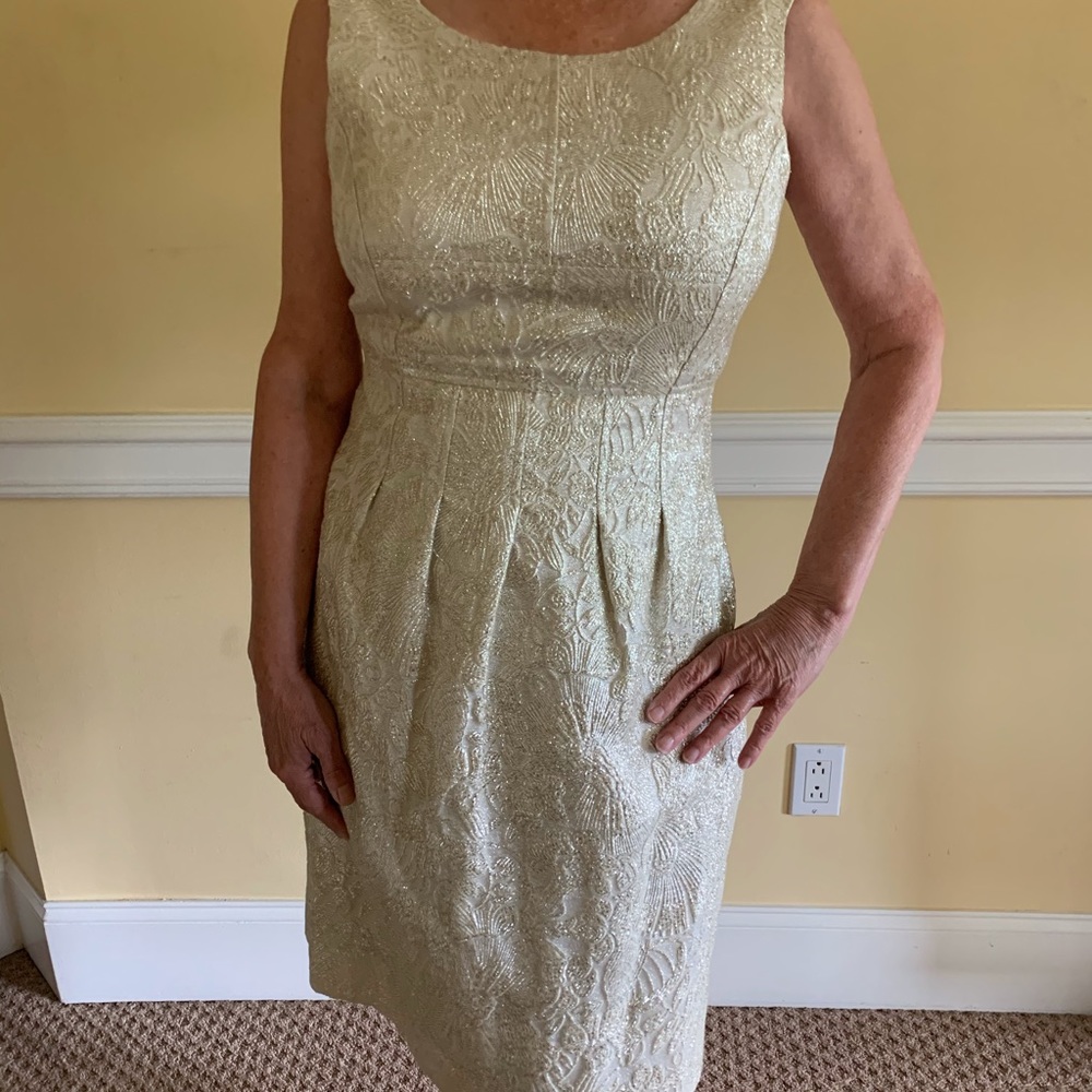 Lela Rose brocade cocktail dress